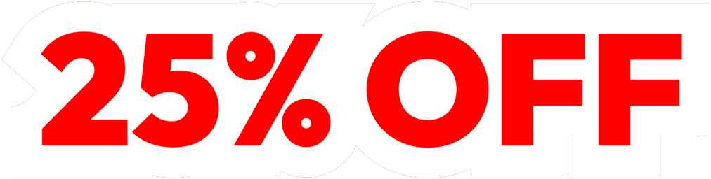 25% OFF