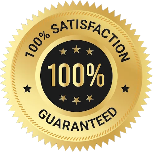 100% Satisfaction Guaranteed